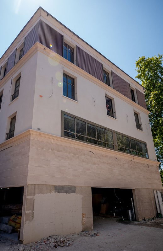 Joint de pierre à la chaux à Pinel-Hauterive